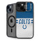NFL Indianapolis Colts White Striped iPhone 14 Kickstand Case