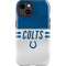NFL Indianapolis Colts White Striped iPhone 15 Impact Case