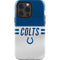 NFL Indianapolis Colts White Striped iPhone 15 Pro Impact Case