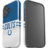 NFL Indianapolis Colts White Striped iPhone 16 Plus Impact Case