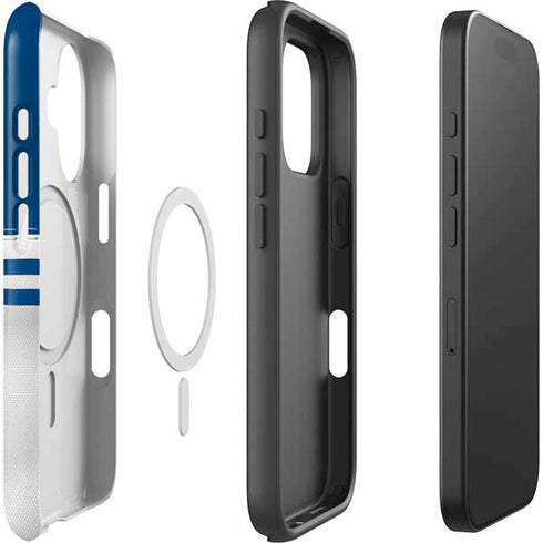 NFL Indianapolis Colts White Striped iPhone 16 Plus Magsafe Impact Case
