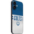 NFL Indianapolis Colts White Striped iPhone 16 Plus Skin