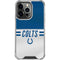 NFL Indianapolis Colts White Striped iPhone 16 Pro Clear Case