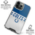 NFL Indianapolis Colts White Striped iPhone 16 Pro Clear Case