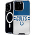 NFL Indianapolis Colts White Striped iPhone 16 Pro MagSafe Case