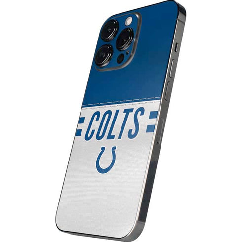 NFL Indianapolis Colts White Striped iPhone 16 Pro Max Skin