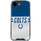 NFL Indianapolis Colts White Striped iPhone 16e Clear Case