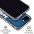 NFL Indianapolis Colts White Striped iPhone 16e Clear Case