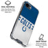 NFL Indianapolis Colts White Striped iPhone 16e Clear Case