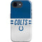 NFL Indianapolis Colts White Striped iPhone 16e Impact Case
