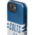 NFL Indianapolis Colts White Striped iPhone 16e Impact Case