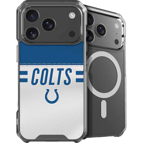 NFL Indianapolis Colts White Striped iPhone 18 Pro MagSafe Case