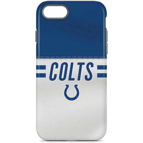 NFL Indianapolis Colts White Striped iPhone 7 Pro Case