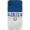 NFL Indianapolis Colts White Striped iPhone 8 Pro Case