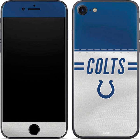 NFL Indianapolis Colts White Striped iPhone 8 Skin
