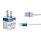 NFL Indianapolis Colts White Striped iPhone Charger (5W USB) Skin