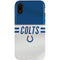 NFL Indianapolis Colts White Striped iPhone XR Pro Case