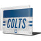 NFL Indianapolis Colts White Striped MacBook Pro 14in (2021-24) Case plus Skin