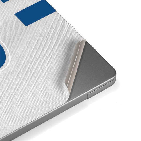 NFL Indianapolis Colts White Striped Apple MacBook Pro 14-inch Skin