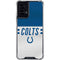 NFL Indianapolis Colts White Striped Moto G Power 5G (2024) Clear Case
