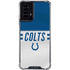 NFL Indianapolis Colts White Striped Moto G Power 5G (2024) Clear Case