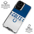 NFL Indianapolis Colts White Striped Moto G Power 5G (2024) Clear Case