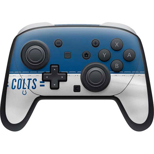 NFL Indianapolis Colts White Striped Nintendo Skins
