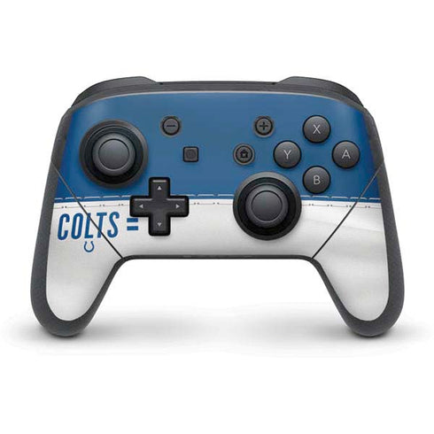 NFL Indianapolis Colts White Striped Nintendo Skins