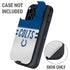 NFL Indianapolis Colts White Striped Otterbox Defender iPhone Skin