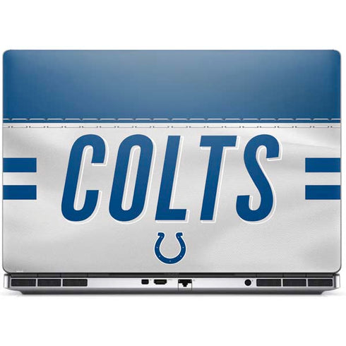 NFL Indianapolis Colts White Striped Dell Precision Skin