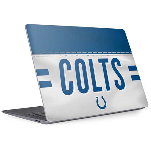 NFL Indianapolis Colts White Striped Surface Laptop 3 13.5in Skin