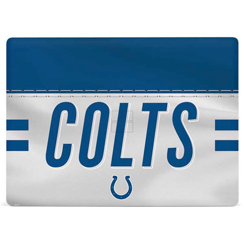 NFL Indianapolis Colts White Striped Surface Laptop 3 13.5in Skin