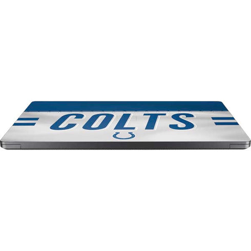 NFL Indianapolis Colts White Striped Surface Laptop 7 13.8in Skin