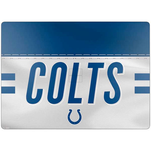 NFL Indianapolis Colts White Striped Surface Laptop 7 15in Skin