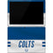 NFL Indianapolis Colts White Striped Surface Pro 7 Skin