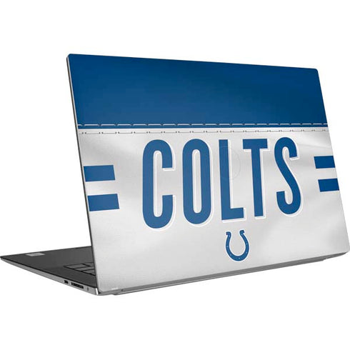NFL Indianapolis Colts White Striped Dell XPS Skin