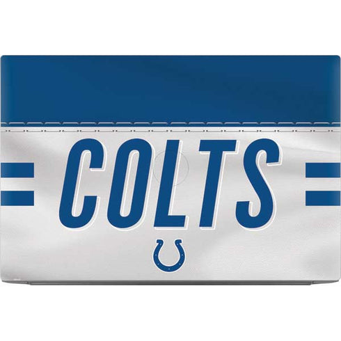 NFL Indianapolis Colts White Striped Dell XPS Skin
