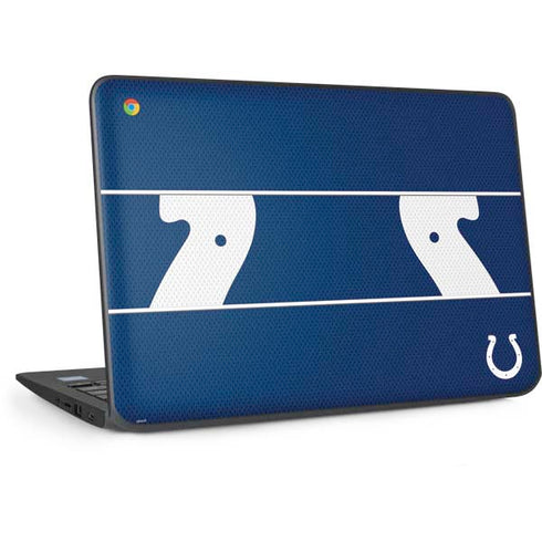 NFL Indianapolis Colts Zone Block HP Chromebook Skin