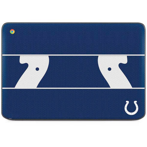 NFL Indianapolis Colts Zone Block HP Chromebook Skin