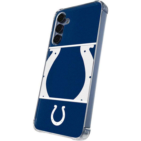 NFL Indianapolis Colts Zone Block Galaxy A35 5G Clear Case