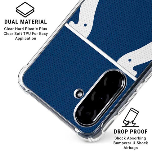 NFL Indianapolis Colts Zone Block Galaxy A36 5G Clear Case