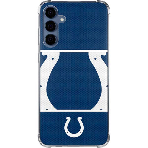 NFL Indianapolis Colts Zone Block Galaxy A55 5G Clear Case