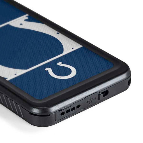 NFL Indianapolis Colts Zone Block Galaxy S24 Plus Waterproof Case