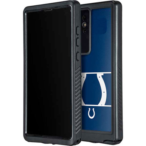 NFL Indianapolis Colts Zone Block Galaxy S24 Ultra Waterproof Case