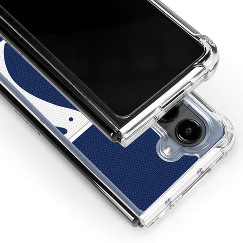 NFL Indianapolis Colts Zone Block Galaxy Z Fold5 5G Clear Case