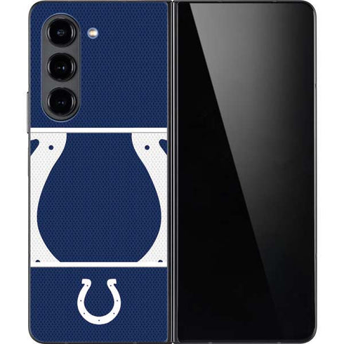 NFL Indianapolis Colts Zone Block Galaxy Z Fold5 5G Skin