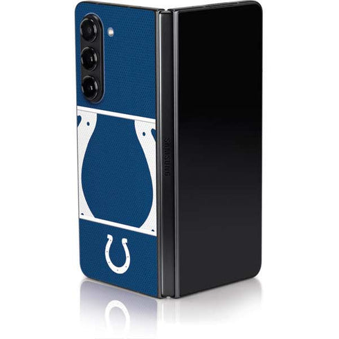 NFL Indianapolis Colts Zone Block Galaxy Z Fold5 5G Skin