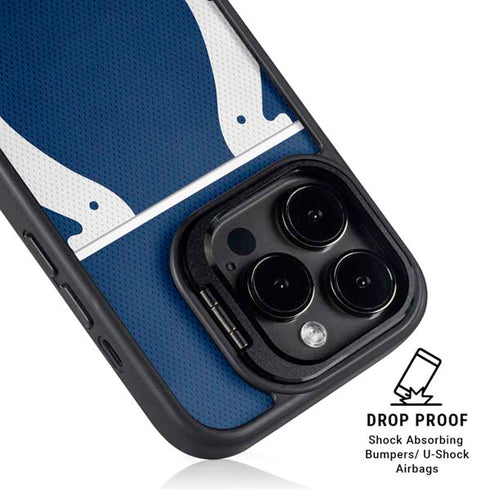 NFL Indianapolis Colts Zone Block iPhone 15 Pro Max Kickstand Case