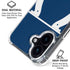 NFL Indianapolis Colts Zone Block iPhone 16 Clear Case