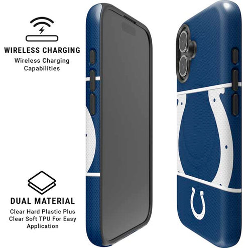 NFL Indianapolis Colts Zone Block iPhone 16 Magsafe Impact Case